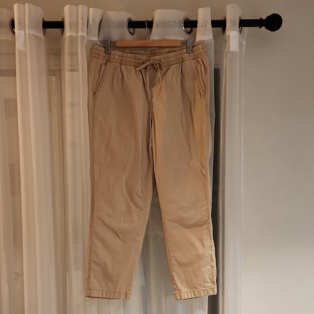 L.L. Bean Women's Tan Cropped Pants